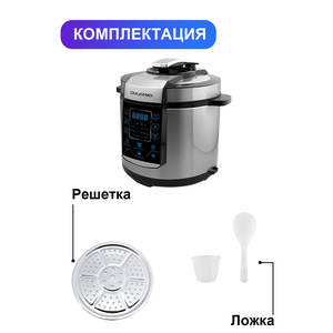 เครื่องใช้ไฟฟ้าในครัว หม้ออัดแรงดันสูง สแตนเลส 6 ลิตร/6 ลิตร หม้อหุงข้าวไฟฟ้าอัจฉริยะแบบดิจิตอลอเนกประสงค์ - Product Image 5