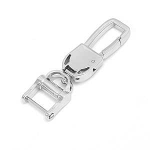 Porte-clés de voiture en alliage de zinc chromé A3901 pour usage domestique - Product Image 2
