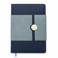 Carnet de notes A5 personnalisé en cuir PU avec reliure magnétique, couverture froissée, cahier épaissi 100 feuilles, multicolore, idéal pour un cadeau