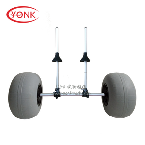 YONK Balloon Wheel <strong>Trolley</strong> <strong>Collapsible</strong> Foldable Sit-on-top Kayak Canoe Inflatable Beach Sand Wheel Cart <strong>Trolley</strong> - Product Image 5