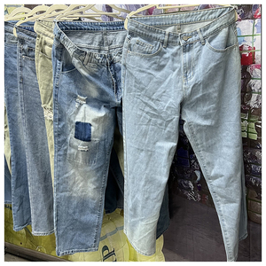 Factory <span class=keywords><strong>Outlet</strong></span> Nuevo producto Ripped Jeans Hombres Ventas <span class=keywords><strong>de</strong></span> liquidación Brand New Jeans Hombres, New Arrival Stock Lotes Stacked Jeans Hombres - Product Image 5