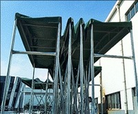 Membrane en polyester 100% enduite de PVC imperméable au gaz pour la protection contre les armes chimiques et les systèmes de défense