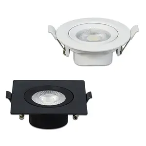 Moderne einstellbare Neigung Winkel LED-Downlights runde eingebaute Deckenlichter Scheinwerfer UK