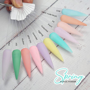Ensemble professionnel de poudre acrylique pour ongles 1oz <span class=keywords><strong>Pastel</strong></span> Spring Private Label Poudre acrylique de couleur pour ongles - Product Image 5
