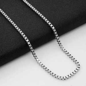 Wholesale S925 <b>Sterling</b> <b>Silver</b> 2mm Box <b>Chain</b> Necklaces Hot Sale <b>for</b> Wedding and Gift <b>for</b> <b>Women</b> and Men 925 <b>Silver</b> Jewelry - Product Image 6