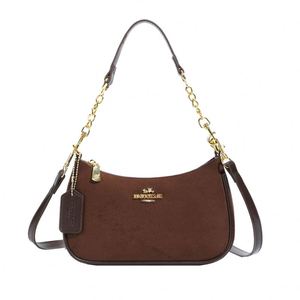 2025 Model High-quality PU Material Vintage Fashion <b>Cross</b>-body Bag Adjustable Shoulder Strap Portable Zipper Can Be Carried Hand - Product Image 5