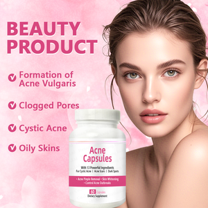 แคปซูลรักษาสิวสำหรับวัยรุ่นและผู้ใหญ่ วิตามินเสริมอาหารสำหรับสิวอักเสบ <span class=keywords><strong>สิว</strong></span>จาก<span class=keywords><strong>ฮอร์โมน</strong></span> และสิวชนิดซีสติก - Product Image 3