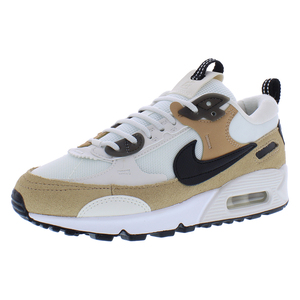 Nike รองเท้าออกกำลังกาย Air Max 90 Futura, รองเท้าครอสเทรนนิ่งสีขาว/น้ำตาล-100% ของแท้ - Product Image 1
