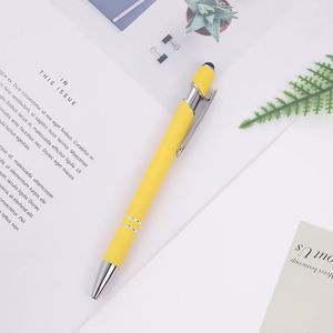 Custom logo Printed Gifts Reginfield Promotional Multifunction Ball Soft Touch Screen <b>Pen</b> 2 1 Metal <b>Ballpoint</b> <b>Pens</b> Black - Product Image 4