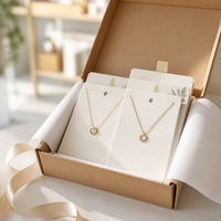 Carte à bijoux multicouche en papier grainé imprimée sur mesure, plantable, pour l'affichage de contes, avec graines, vente en gros en vrac