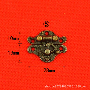 Cierre de Hebilla de Aleación de 28mm para Caja de Regalo de Madera, Estilo Antiguo, Duradero - Product Image 3