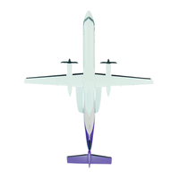 Modèle d'avion en résine personnalisé Flybe Dash 8-400 (Q400) pour la décoration de bureau, modèle réduit 1/200