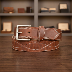 BS INTERNATIONAL NA232 Cuir de vachette véritable de qualité supérieure en laiton et acier vintage, fait main pour homme, logo personnalisé imprimé, luxe - Product Image 2