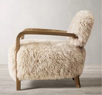 Wohnzimmer Sofa Set Hotels tühle Innen möbel Schaffell Sessel