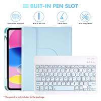 Clavier magnétique détachable rotatif à 360° avec fente pour stylet et étui de protection avec support pour Samsung Galaxy Tab S11 11 pouces
