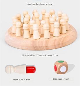 Gioco <span class=keywords><strong>di</strong></span> Memoria in Legno, Giocattoli Educativi <span class=keywords><strong>per</strong></span> <span class=keywords><strong>Bambini</strong></span>, Gioco <span class=keywords><strong>di</strong></span> Allenamento dell'Intelligenza, Interazione Genitore-Figlio, Giocattolo <span class=keywords><strong>per</strong></span> l'Asilo - Product Image 6