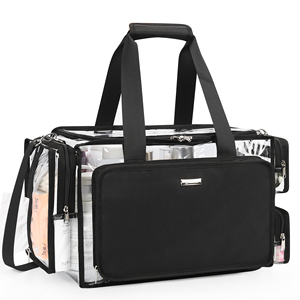 Relavel professionale Makeup Artist chiaro sacchetto di stoccaggio con Multi scomparto di grande capacità borsa per il trucco per artisti di trucco - Product Image 2