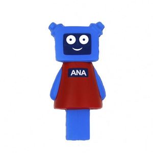 ของเล่นโฟม PU รูปทรงหุ่นยนต์ ราคาถูก รับทำโลโก้ บอลบีบแก้เครียด - Product Image 4