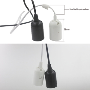 Hgaood 1,8 m no estándar 0,5 Cable de alimentación Cable 303 E27 UE EE. UU. Enchufe Base de lámpara con cable de interruptor para portalámparas LED - Product Image 2