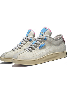 Элитные дизайнерские бежевые спортивные классические повседневные кроссовки: легкие, с амортизацией, на плоской подошве, дышащие, для уличной моды и ежедневных прогулок - Product Image 4