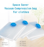 Sacs de rangement sous vide pour la préparation des repas et les vêtements saisonniers, double fermeture pour garder tout compact et propre
