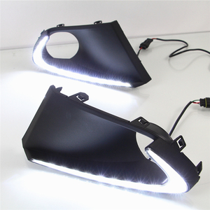 1 par LED DRL luces diurnas de niebla de la lámpara cubierta con amarillo luz del día para <span class=keywords><strong>Suzuki</strong></span> <span class=keywords><strong>Baleno</strong></span> 2016, 2017, <span class=keywords><strong>2018</strong></span>, 2019 - Product Image 5
