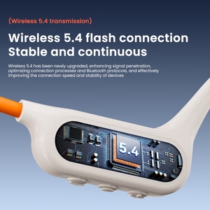 X22 Beengeleiding Oordopjes Zwemmen Openlucht Nekband Ingebouwde 32GB Geheugen BT5.4 IP68 Waterdichte Headset Hoofdtelefoon - Product Image 4