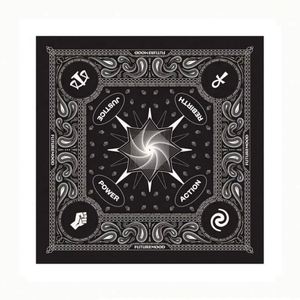 Pañuelo Cuadrado Deportivo Multifuncional de Algodón Clásico con Diseño Paisley, Personalizable, Venta al Por Mayor - Product Image 4