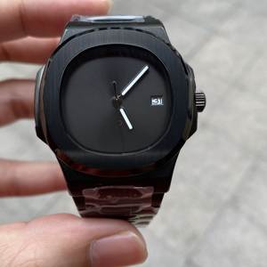 Reloj de Hombre Personalizado con Movimiento Mecánico Automático, Acero Inoxidable, Resistente al Agua 200ATM, Diseño Celestial sin Números - Product Image 1