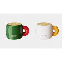 EWA A163 Mini Subwoofer Créatif Haut de Gamme Portable Sans Fil 5.4 pour la Maison, l'Extérieur, l'Ordinateur, le Téléphone, 5W Forme de Tasse