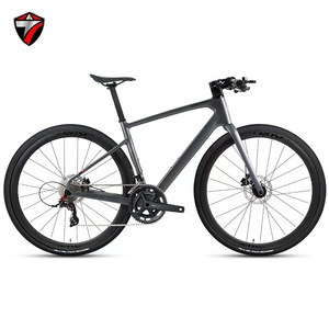 Bicicletta Gravel V1 in Fibra di Carbonio ad Alto Modulo con Cavi Interni e Design con Asse Passante per Ciclismo XC Fuoristrada - Product Image 5