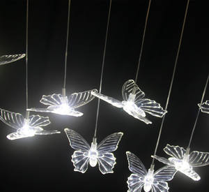 New Bee Lamp Acrylic Brilliant Yellow IP54 Rated Modern Style Wedding Stage Hotel Shopping Mall Banquet Hanging <b>String</b> <b>Lights</b> - Product Image 6