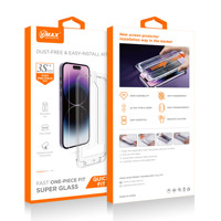 Protections d'écran HD pour iPhone 16E 17Air 16 Pro Max 15 14Plus 13 18 Pro Verre trempé 9H avec kit d'installation facile sans poussière