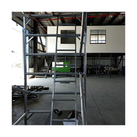 Système complet d'escalier de tours mobiles en Aluminium plate-forme de 6m Construction d'escalier en Aluminium