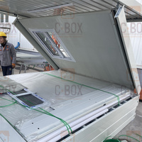 Conteneur personnalisé, soudage automatique, conteneur préfabriqué, mini-maison pour centre commercial, rue