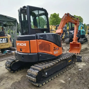 Excavatrice sur chenilles Hitachi ZX50U d'occasion de qualité supérieure, petite pelle hydraulique de 5 tonnes / mini-excavatrice hydraulique Hitachi ZX50U d'occasion ZX 50U - Product Image 4