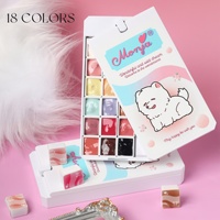 Rotation Flip Cover 18 Couleurs Solide Pat Peinture Gel Vernis Haute Saturation Gradient Blush Effet De Transfert Nail Pat Vernis Gel