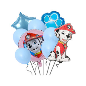 Ballons décoratifs pour la fête d'anniversaire de Cartoon Paw Film d'aluminium Fond de mur Fournitures de configuration - Product Image 5