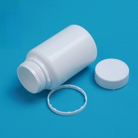 Capsule pharmaceutique en PEHD blanc opaque avec bouchon à vis, 20 ml-200 ml, 30 cc, 50 cc, avec impression sérigraphique pour le stockage de médicaments et de pilules