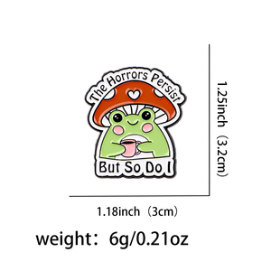 Broche émaillée drôle en forme de grenouille avec citations, épingles de revers, badges pour sacs à dos, accessoires vestimentaires, bijoux animaux, cadeaux pour amis - Product Image 2