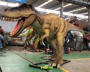 Modèle de dinosaure animatronique T-rex grandeur nature de 6 m, en silicone et métal, pour l'intérieur et l'extérieur, pour les expositions dans les zoos et les centres commerciaux - Product Image 4