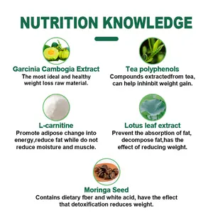 Life worth vegane natürliche Kräuter Garcinia Gambogia Extrakt Kapsel Appetit unterdrückt Gewichts verlust Ergänzung