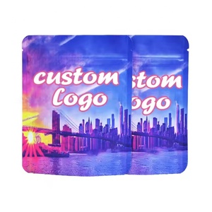 Custom Printed Food Grade LDPE Snack Mylar Bag Pouch with Zip Lock for <strong>Nuts</strong> Chocolate and Candy - Product Image 3