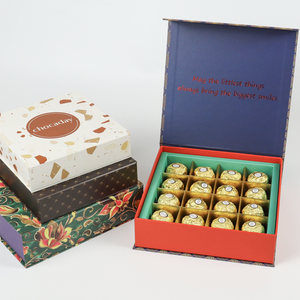 Boîte à bonbons avec étiquette pour cadeau De mariage, mignon indien, bonbonnière De mariage avec <span class=keywords><strong>dragées</strong></span> - Product Image 1
