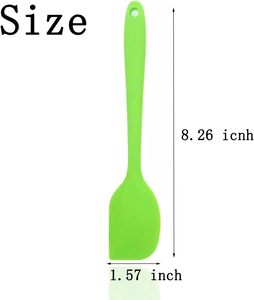 Spatules en silicone de qualité alimentaire, ustensiles de cuisine résistants à la chaleur, ensemble d'ustensiles de cuisson antiadhésifs et flexibles - Product Image 2