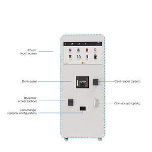 Distributore automatico di frullati proteici Self-service 24 ore su 24 con wi-fi e codice <span class=keywords><strong>QR</strong></span> 4G e gestione basata su Cloud Touchscreen Token - Product Image 3