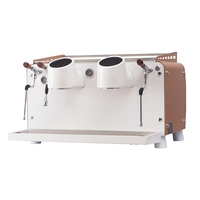 Máquina de Café Espresso Comercial de 9 Bares, Doble Grupo, PID, 3 Calderas Separadas, Programable, Semiautomática para Negocios