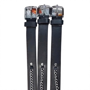 Ceintures pour hommes en cuir véritable de luxe, style vintage formel, motif uni, boucle en acier, gravure personnalisée, cuir de vache durable, imperméable - Product Image 3