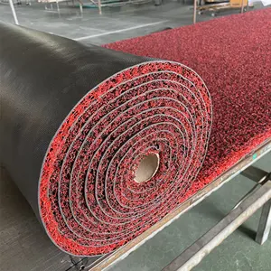 Mould Proof PVC Coil Mat Roll Durable Anti Slip PVC Virgin Coil Mat Floor Heavy Duty Carpet Roll