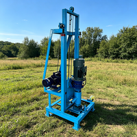 Foreuse de puits d'eau électrique mini portable MIkton à faible coût, 120m, équipement de forage 110D à vendre, facile à utiliser